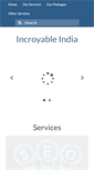 Mobile Screenshot of incroyableindia.com